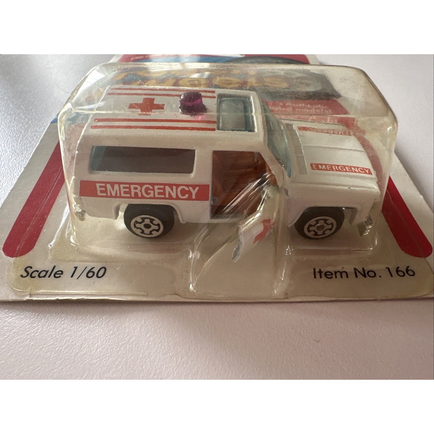 VINTAGE *NEW* 1980's Kidco Tough Wheels Chevy Blazer Emergency Die-Cast Toy