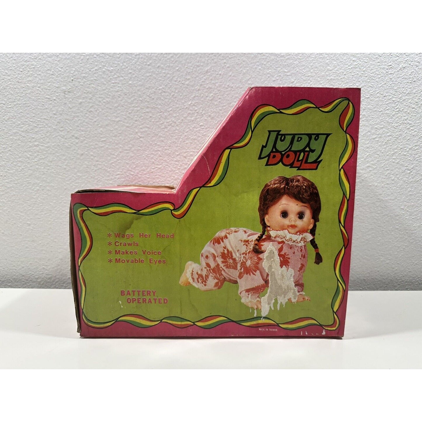 VINTAGE *NEW* Judy Doll Crawls Voice Movable Eyes/Head