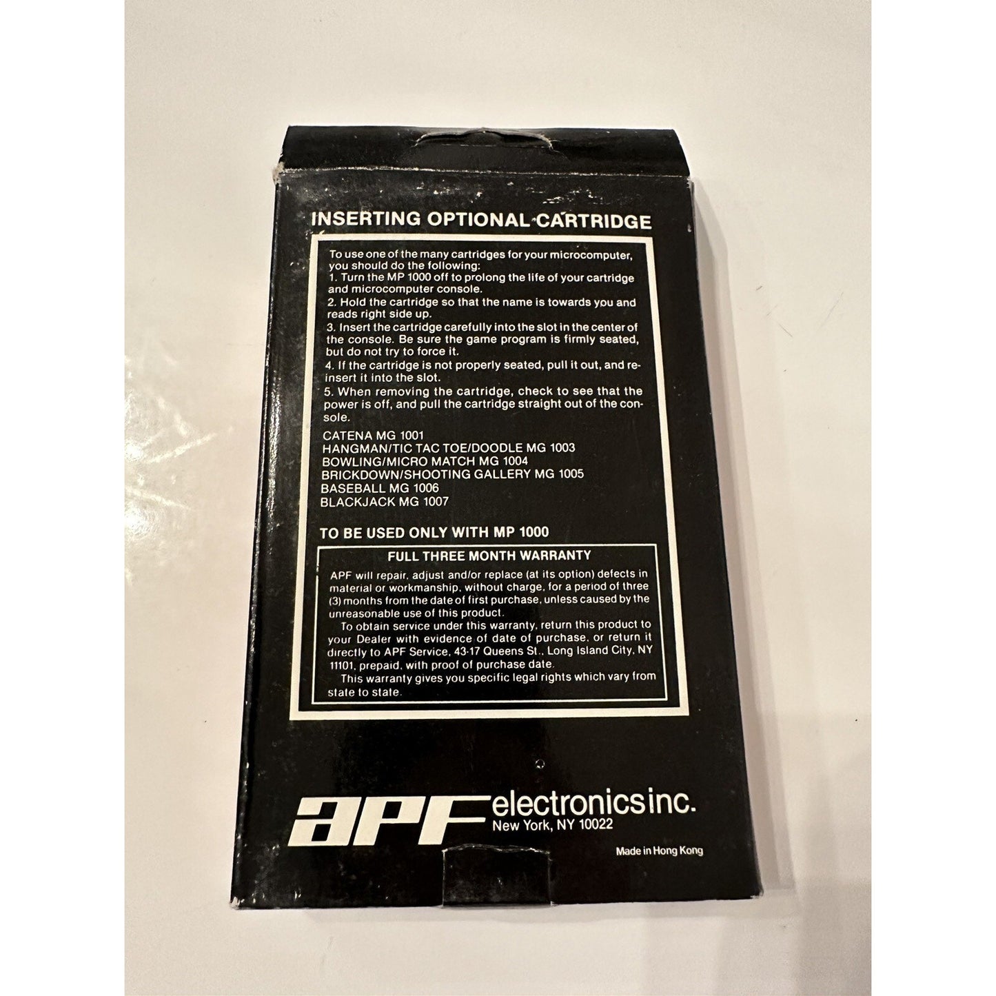 VINTAGE *NEW* 1978 APF MP1000 UFO/Sea Monsters/BreakItDown Game