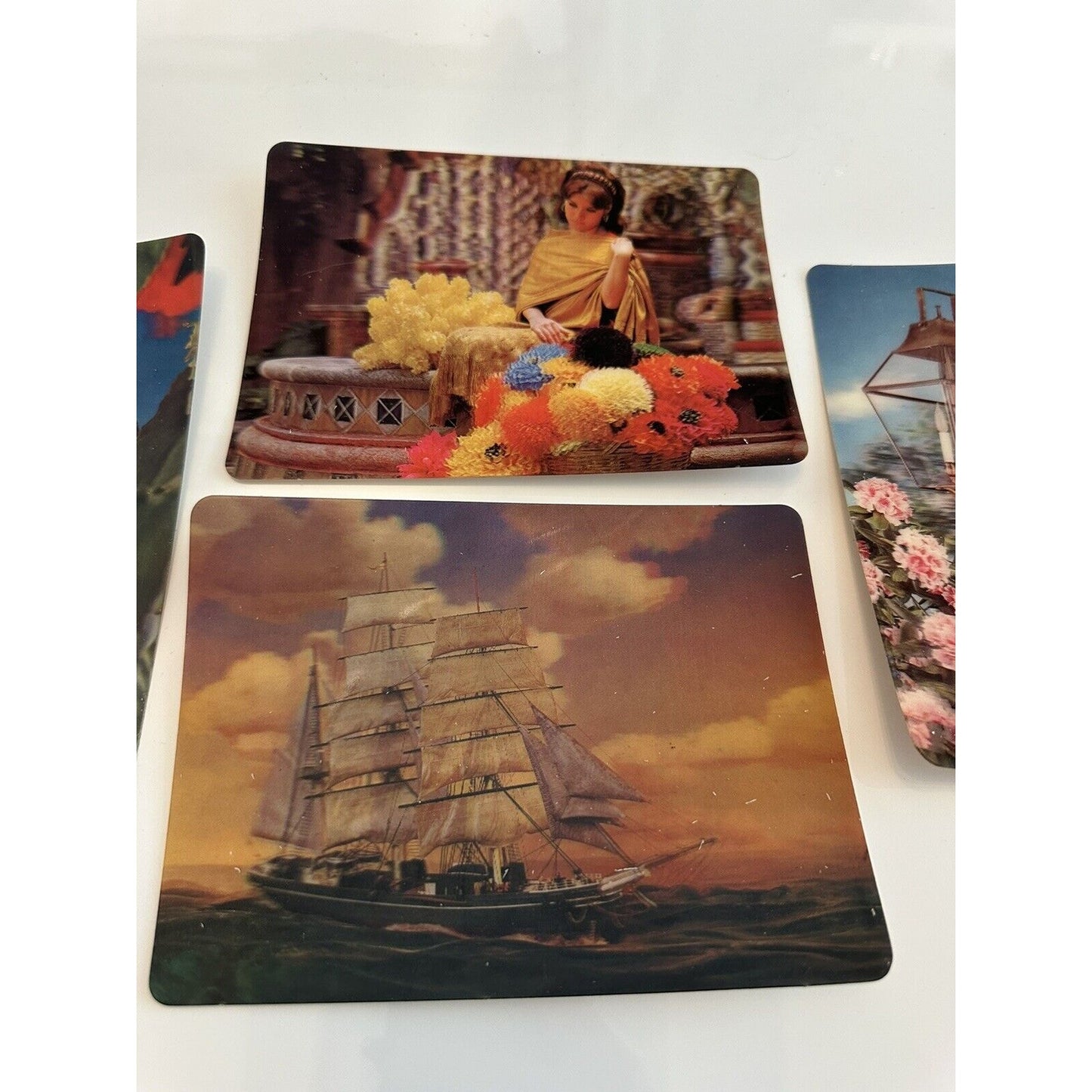 VINTAGE *NEW* Manhattan Publishing 3D Hologram Postcards - Set of 6
