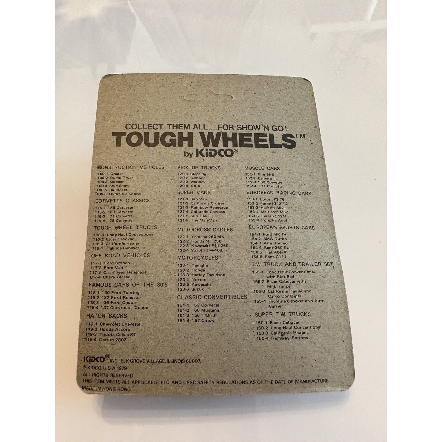 VINTAGE *NEW* Kidco Tough Wheels Formula 1 GT Racer Porsche RED