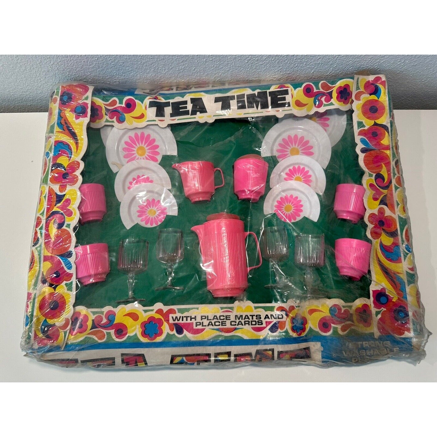 VINTAGE *NEW* 1970's Tea Set - Service for 8