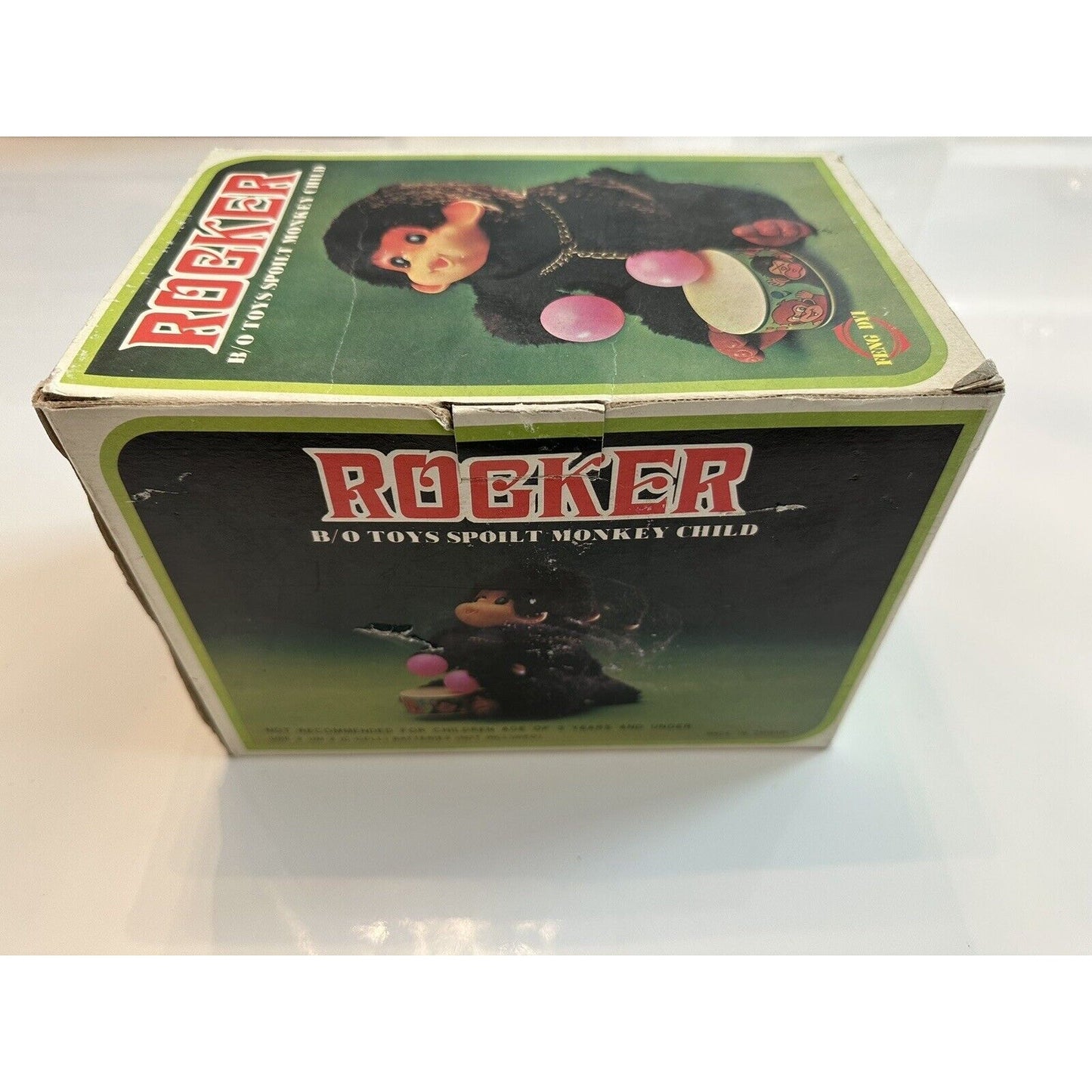 VINTAGE *NEW* ROCKER Monkey Toy