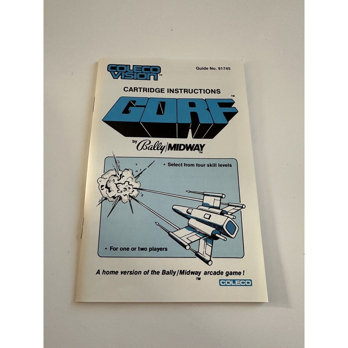 VINTAGE *NEW* 1980's Gorf Video Game For ColecoVision