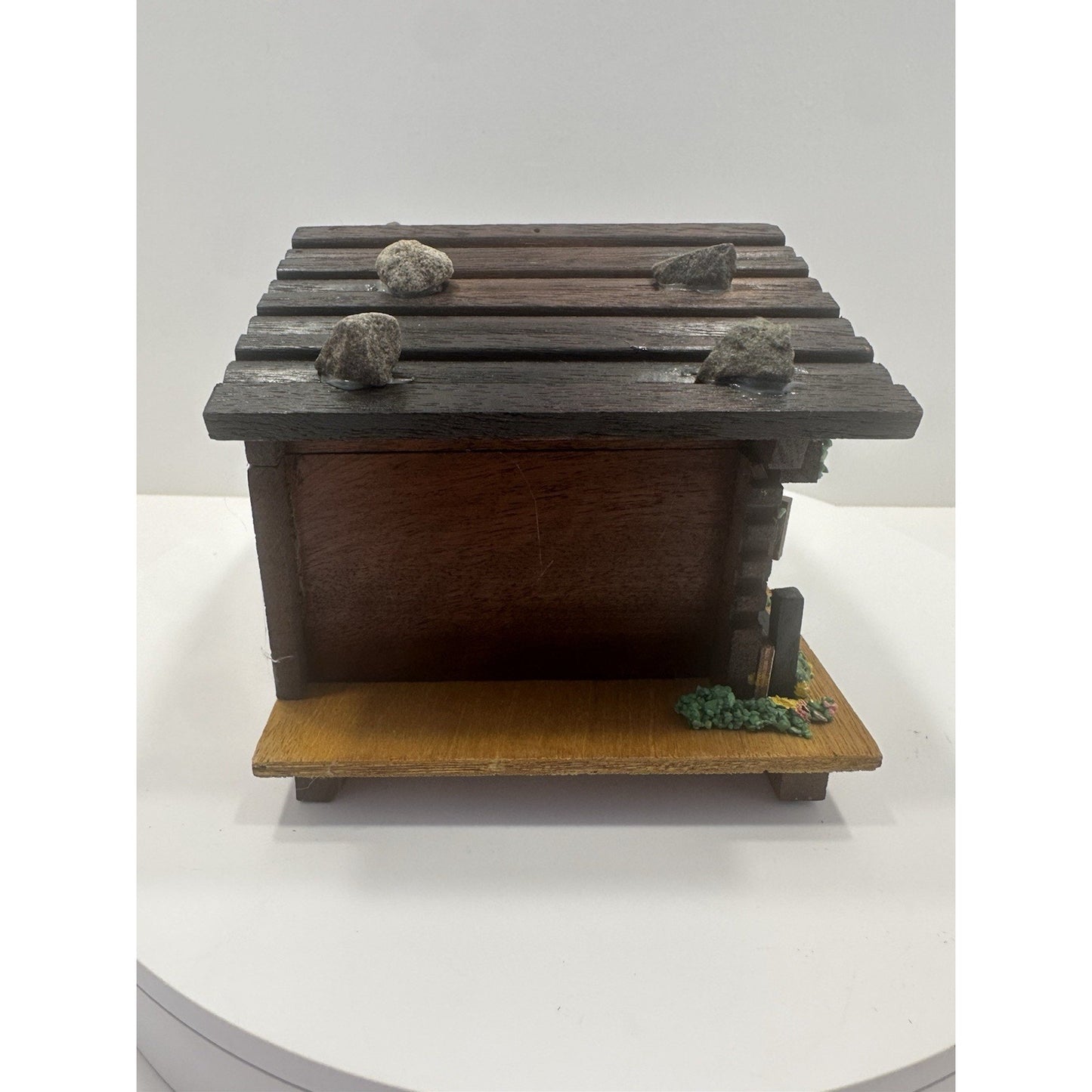 VINTAGE 1950's Swiss Chalet Wooden Music Box - Needs Lovin'