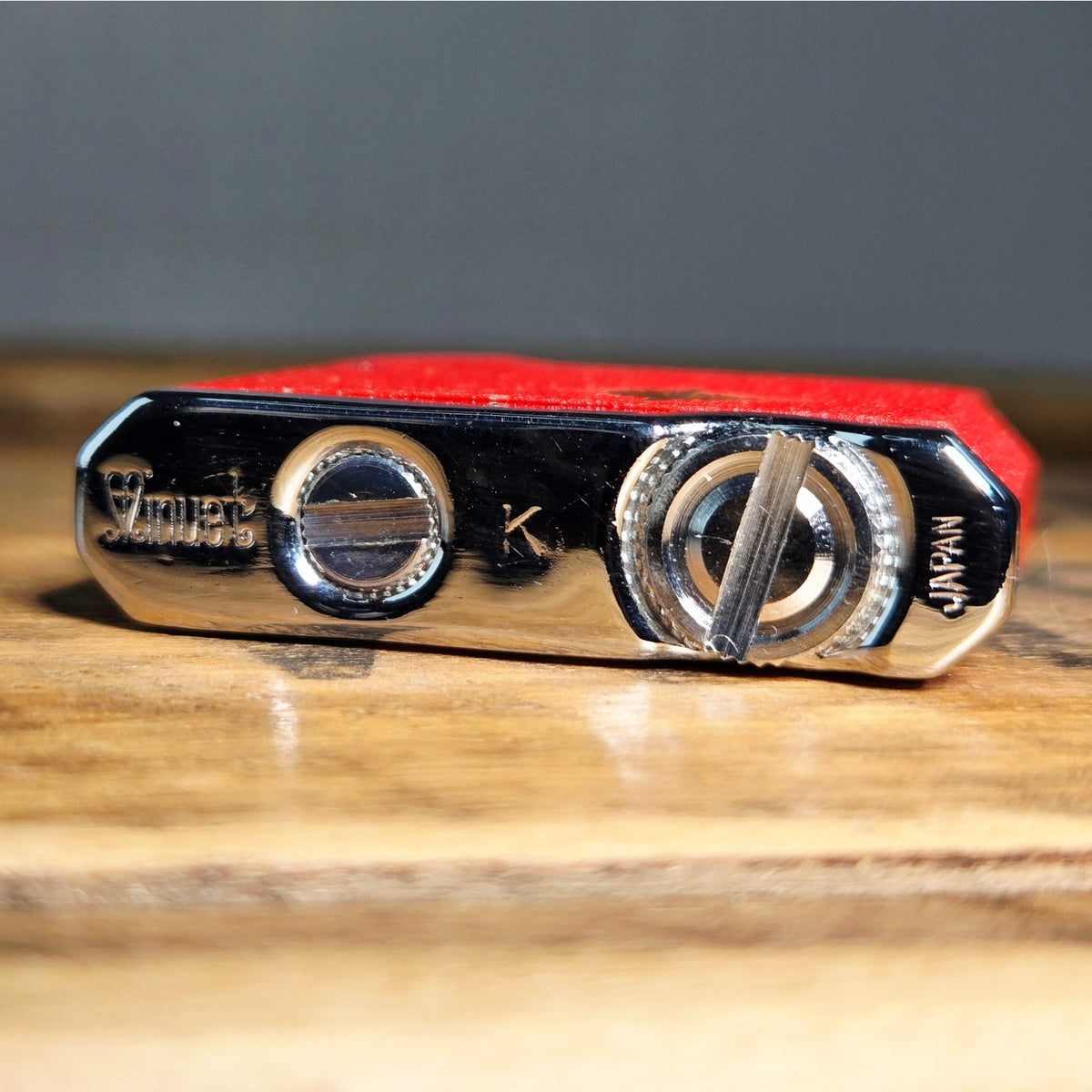 VINTAGE *NEW* 1950's Minuet Red Starburst Lighter Japan