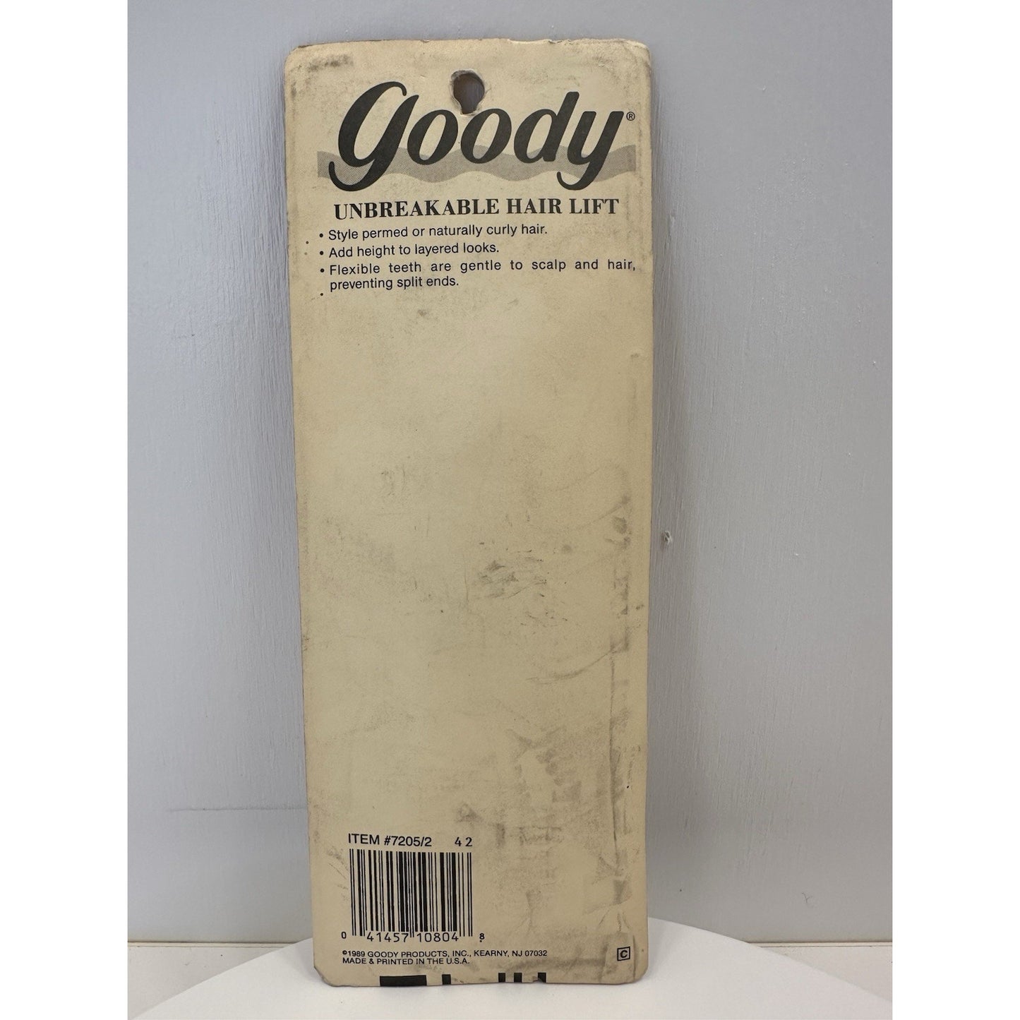 VINTAGE *NEW* 1980's Goody Red Unbreakable Hair Lift Comb 10804 | Movie