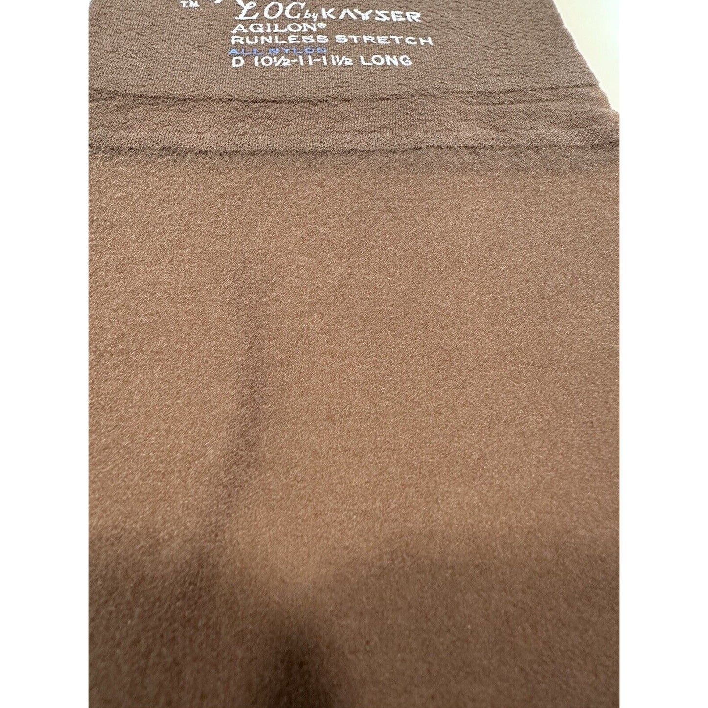 VINTAGE *NEW* Kayser Hose-Wonderloc Stretch-Honeysweet-Seamless-Sz10.5/11L D 3pk