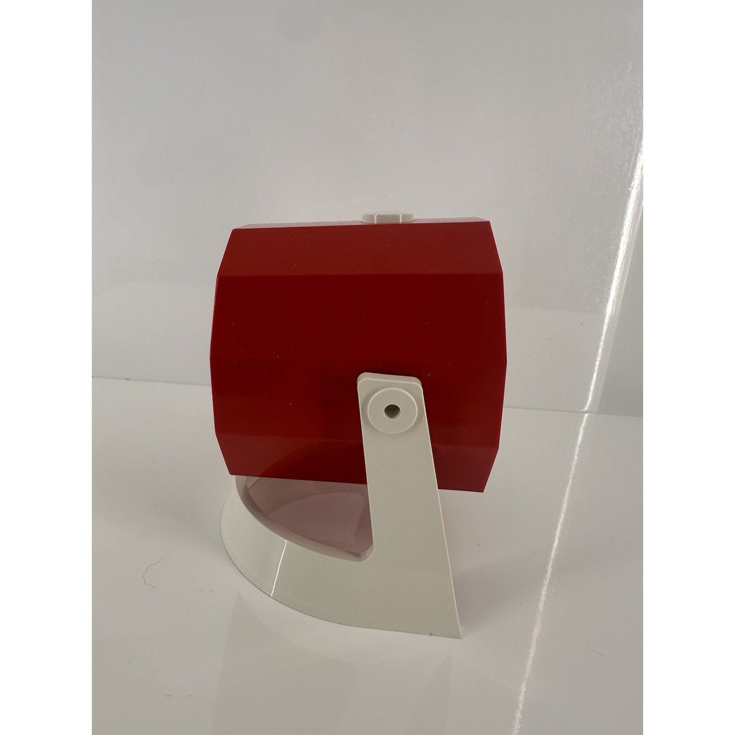 VINTAGE *NEW* 1980's Linden Retro Alarm Table Clock Red Germany