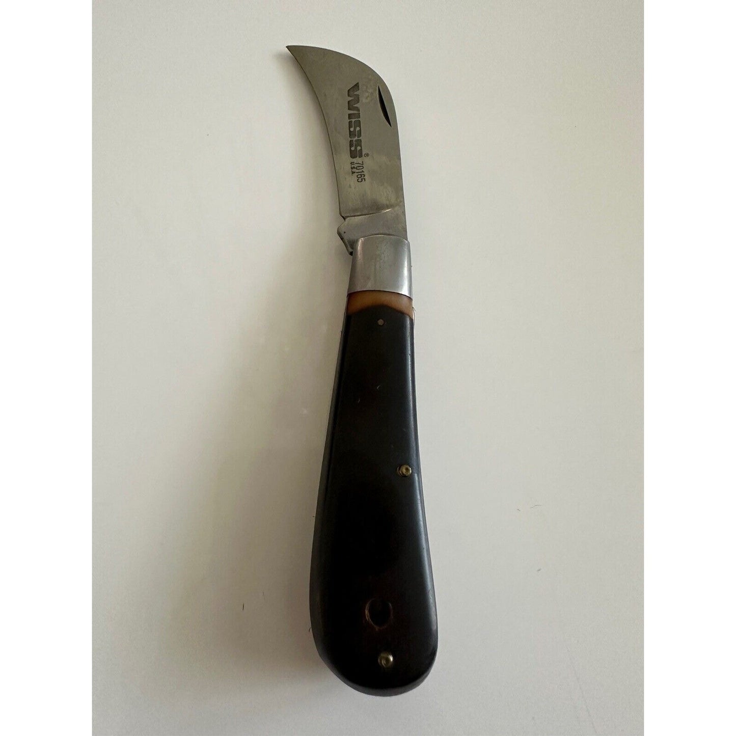 VINTAGE *NEW* 1976 Wiss High-Carbon Alloy Steel Delrin Hawkbill Knife