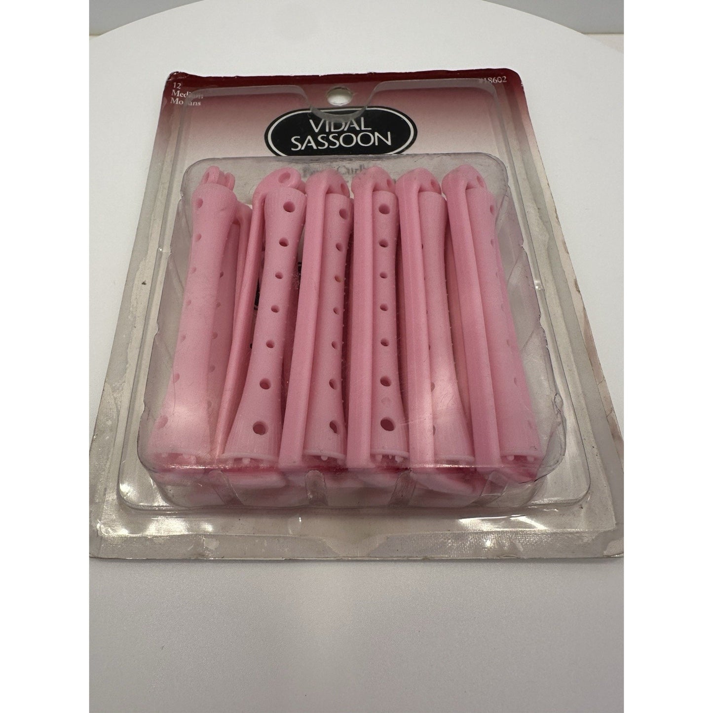 VINTAGE *NEW* 1995 Vidal Sassoon Pink Perm Rod Curlers