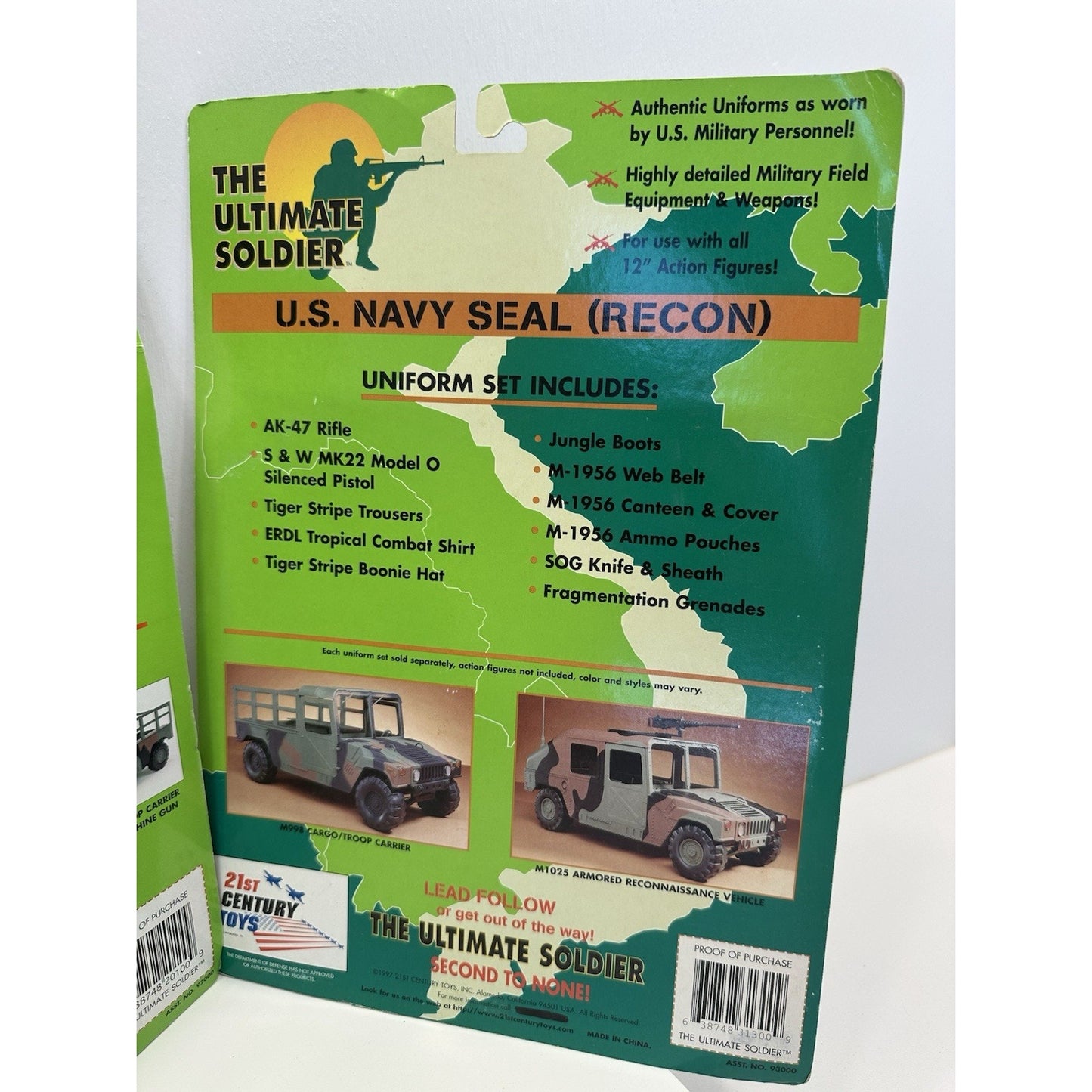 VINTAGE *NEW* The Ultimate Soldier U.S. Military Machine Guns & US Navy Seal Recon