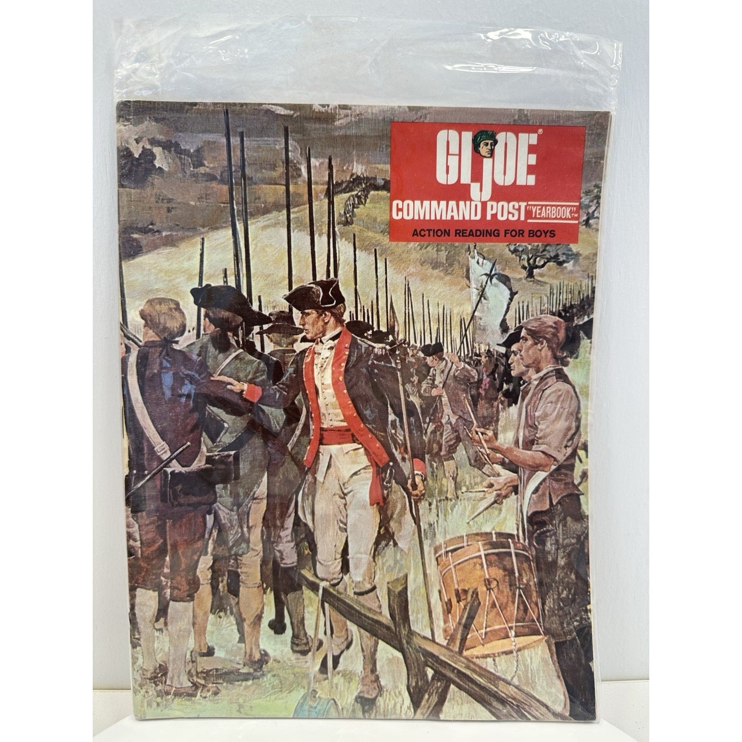 VINTAGE 1967 GI Joe Command Post "Yearbook" Action Reading For Boys in Sleeve