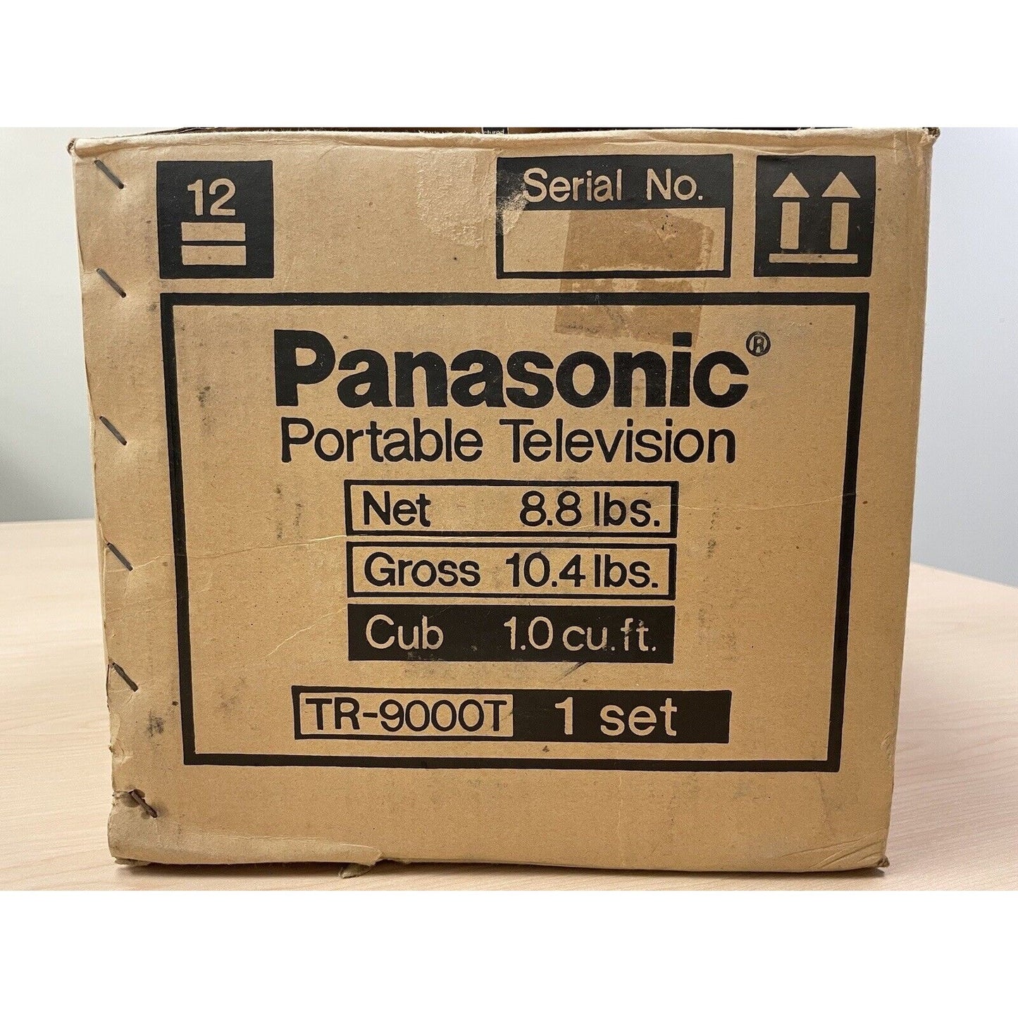 VINTAGE *NEW* 1970's Panasonic TR-9000T 9" Black and White Portable TV