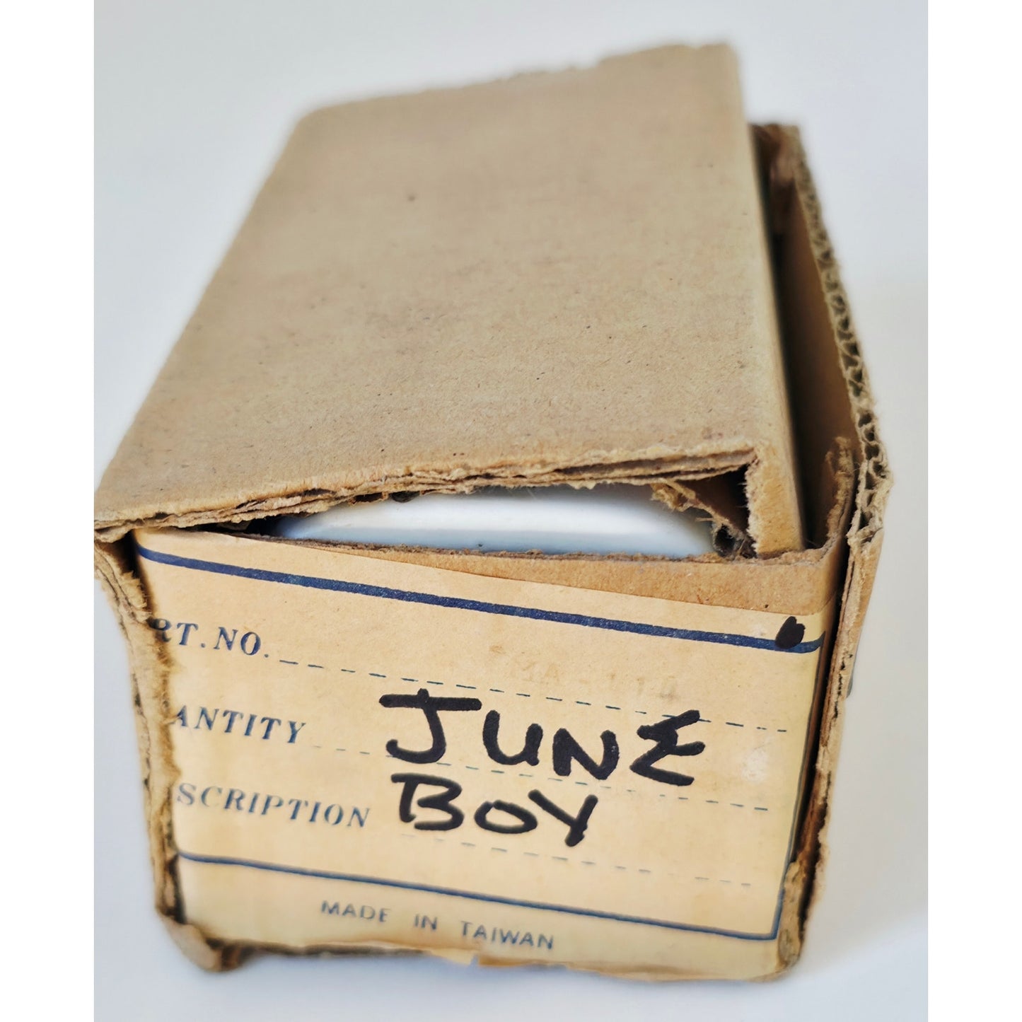 VINTAGE *NEW* 1960's June Boy Birthday Angel Figurine Porcelain 4MA-114