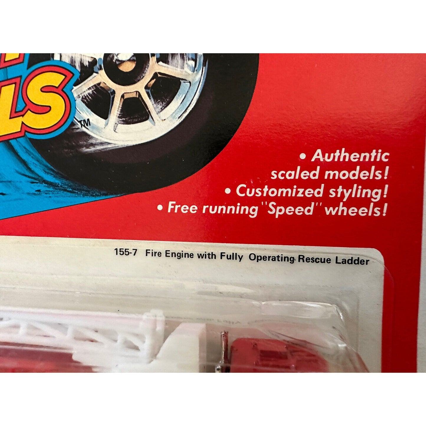 VINTAGE *NEW* Kidco Tough Wheels RIG COMBO Fire Engine/Rescue Ladder