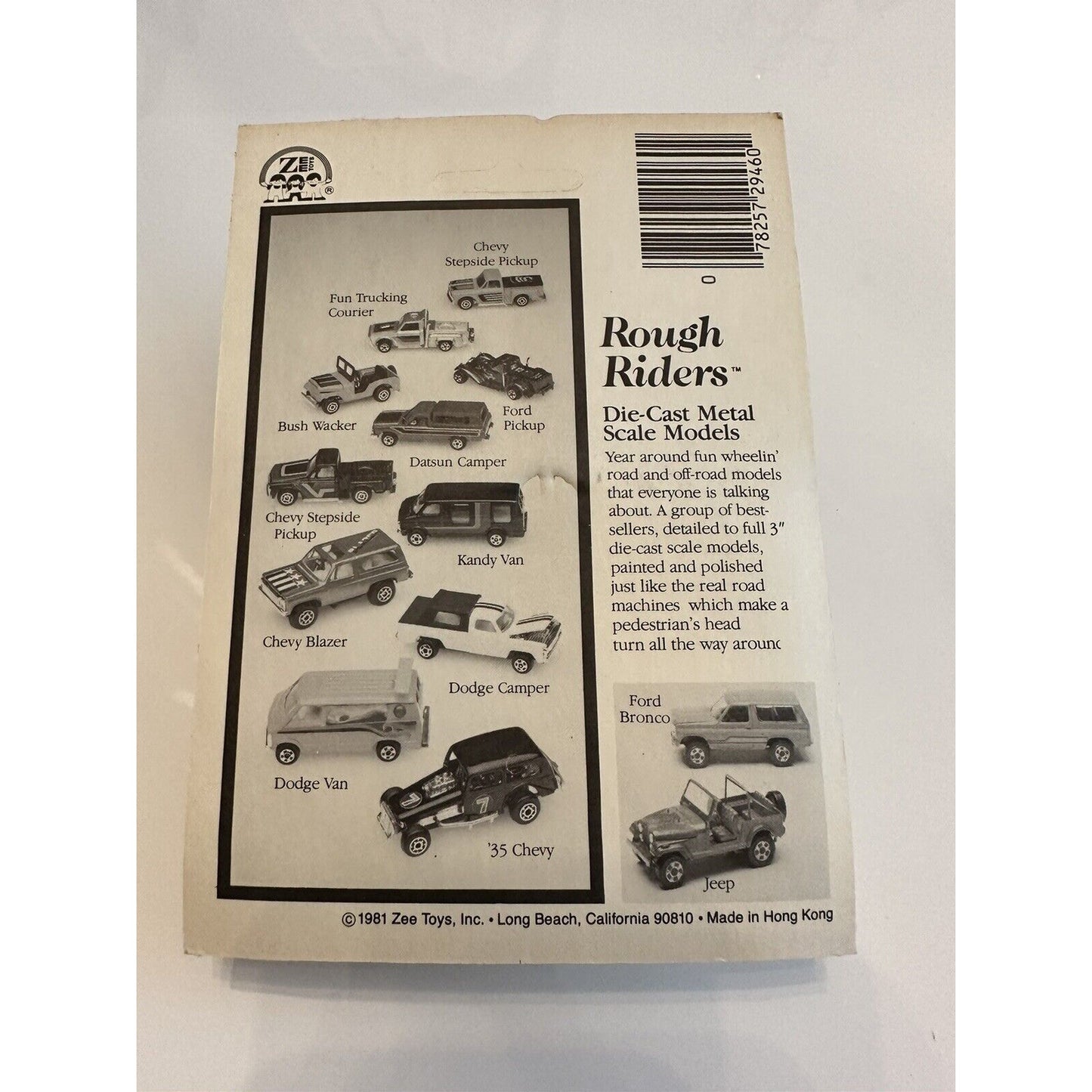 VINTAGE *NEW* Rough Riders Die Cast Metal Scale Model Ford Pickup - Blue