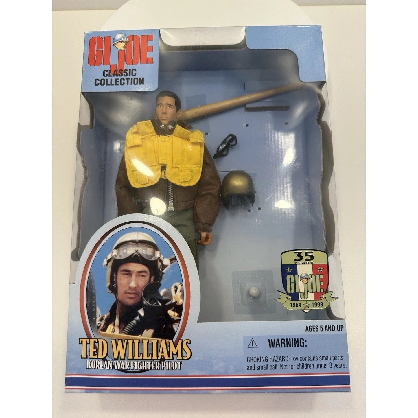 VINTAGE 1999 GI Joe Classic Collection Ted Williams Korean Action Figure