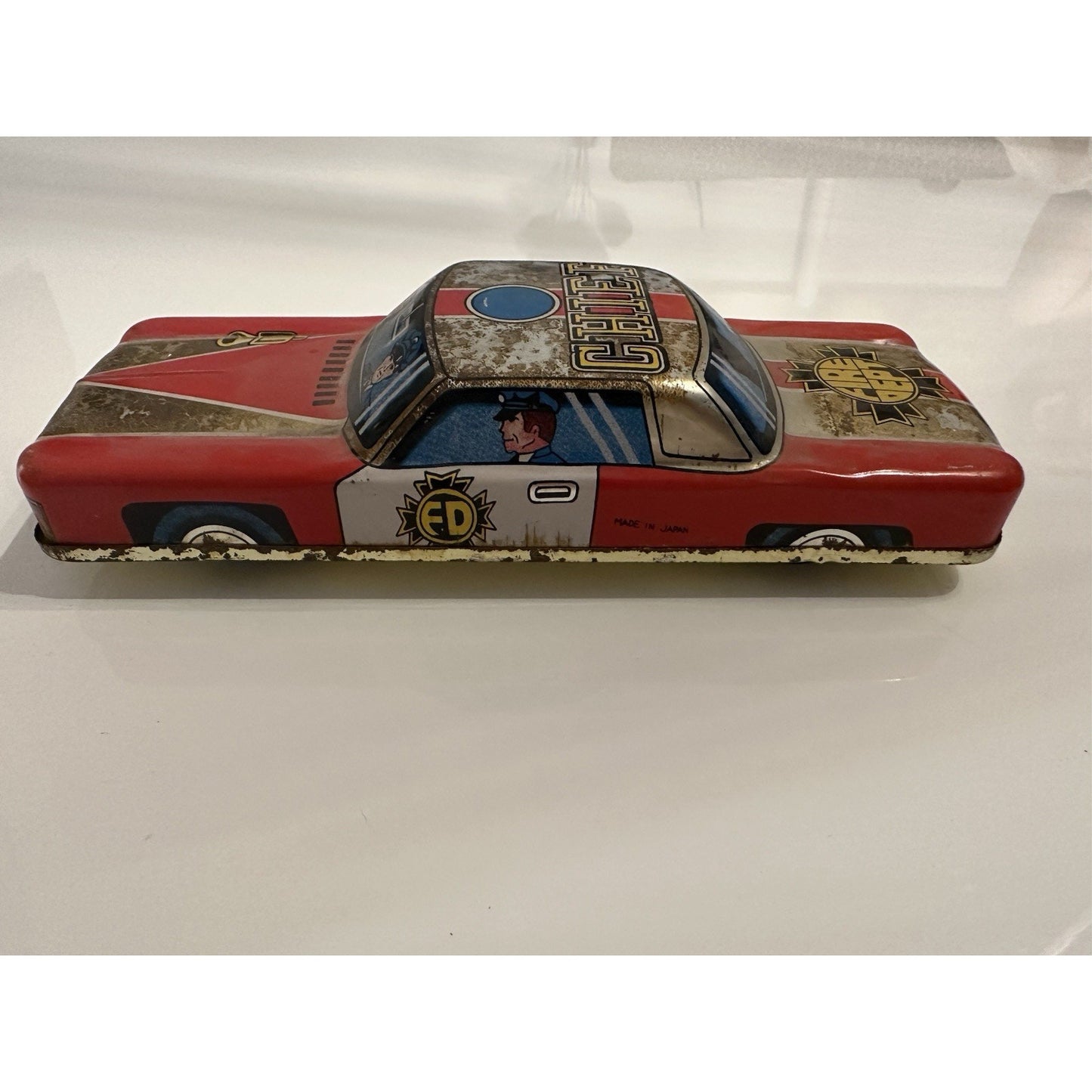VINTAGE *NEW* 1970's Die-Cast Toy Car Bundle-Police, Fire Chief and Race Car