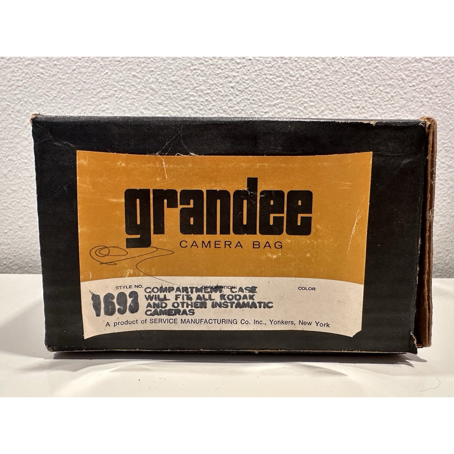 VINTAGE *NEW* 1970's Kodak/ Instamatic Camera Bag Clip Strap Carry Case