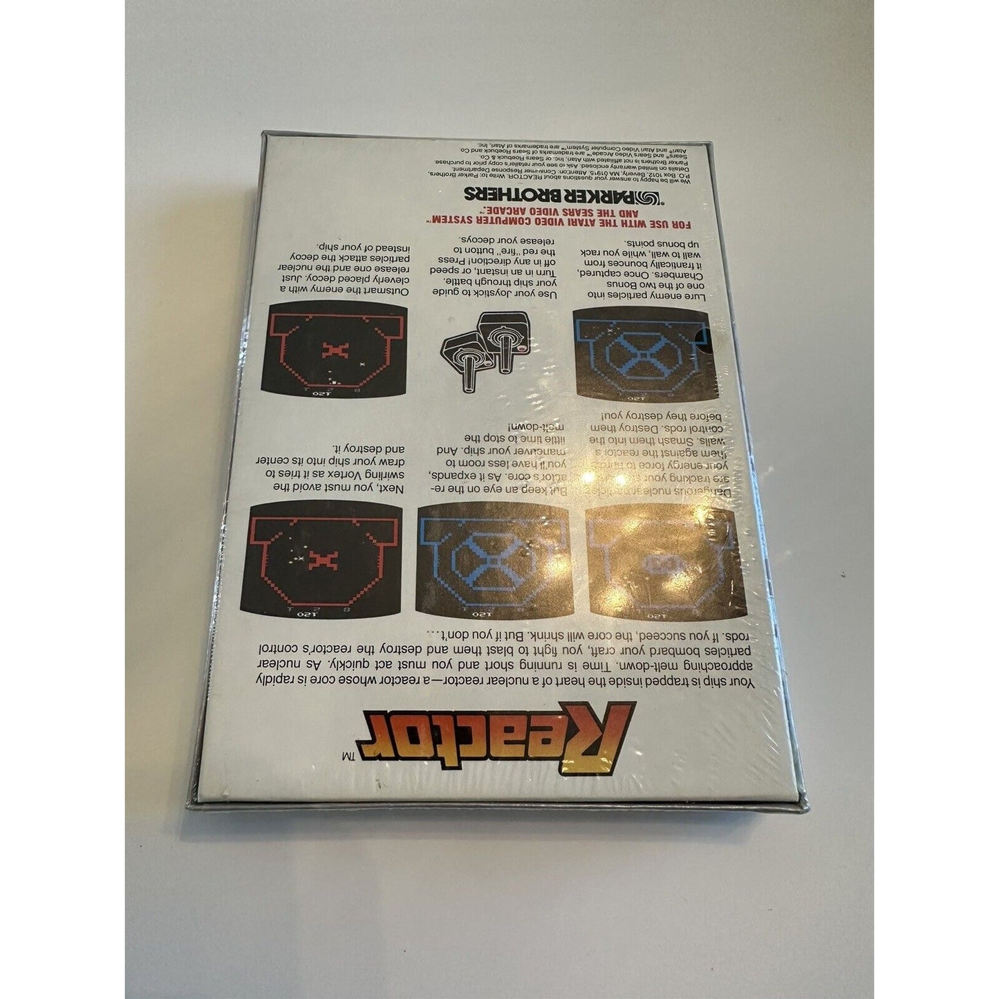 VINTAGE *NEW* Reasctor for Atari 2600 Rare and Unique Upside Down Back Box