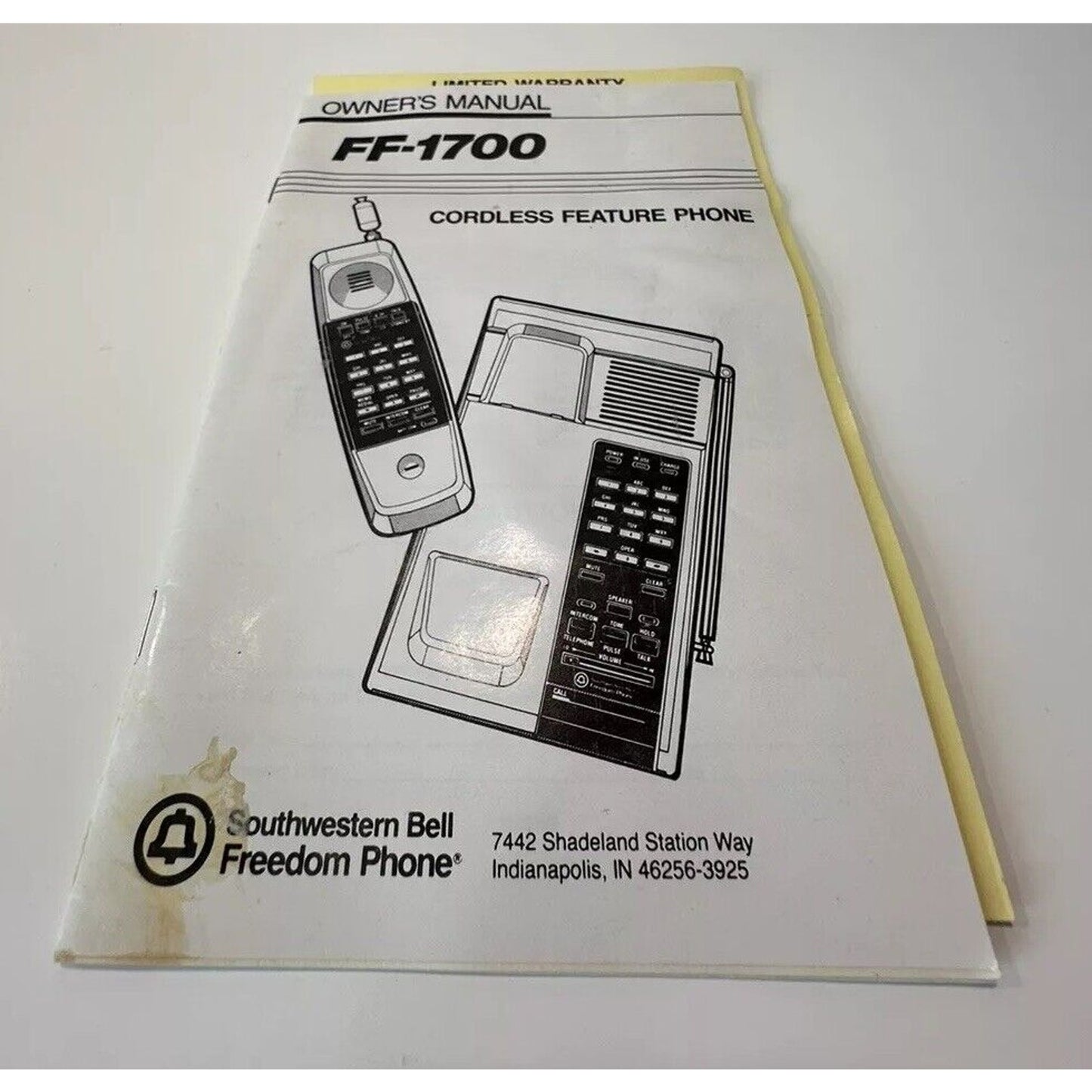 VINTAGE *New* Southwestern Bell Freedom Phone FF-1700 Re-manufacturer