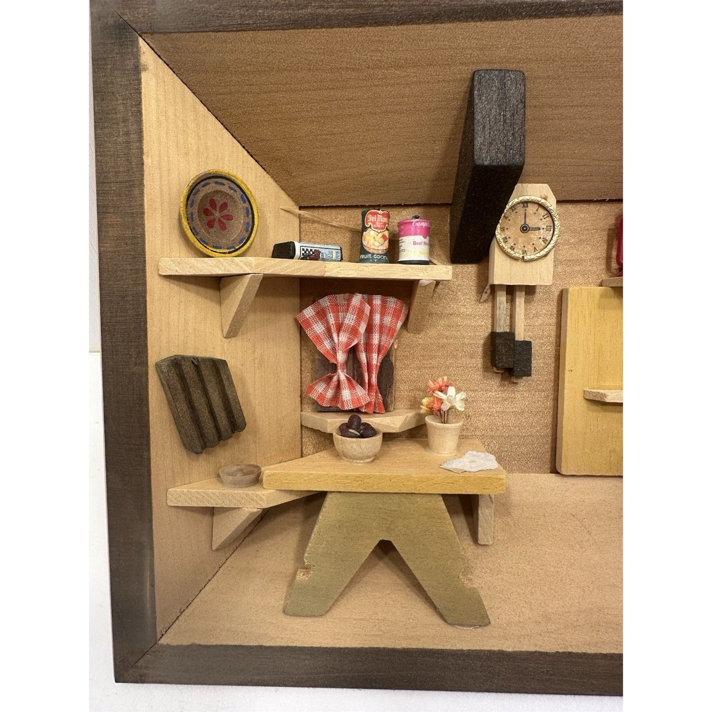 VINTAGE "NEW" 1974 Enesco Small World Colonial Kitchen Wall Plaques
