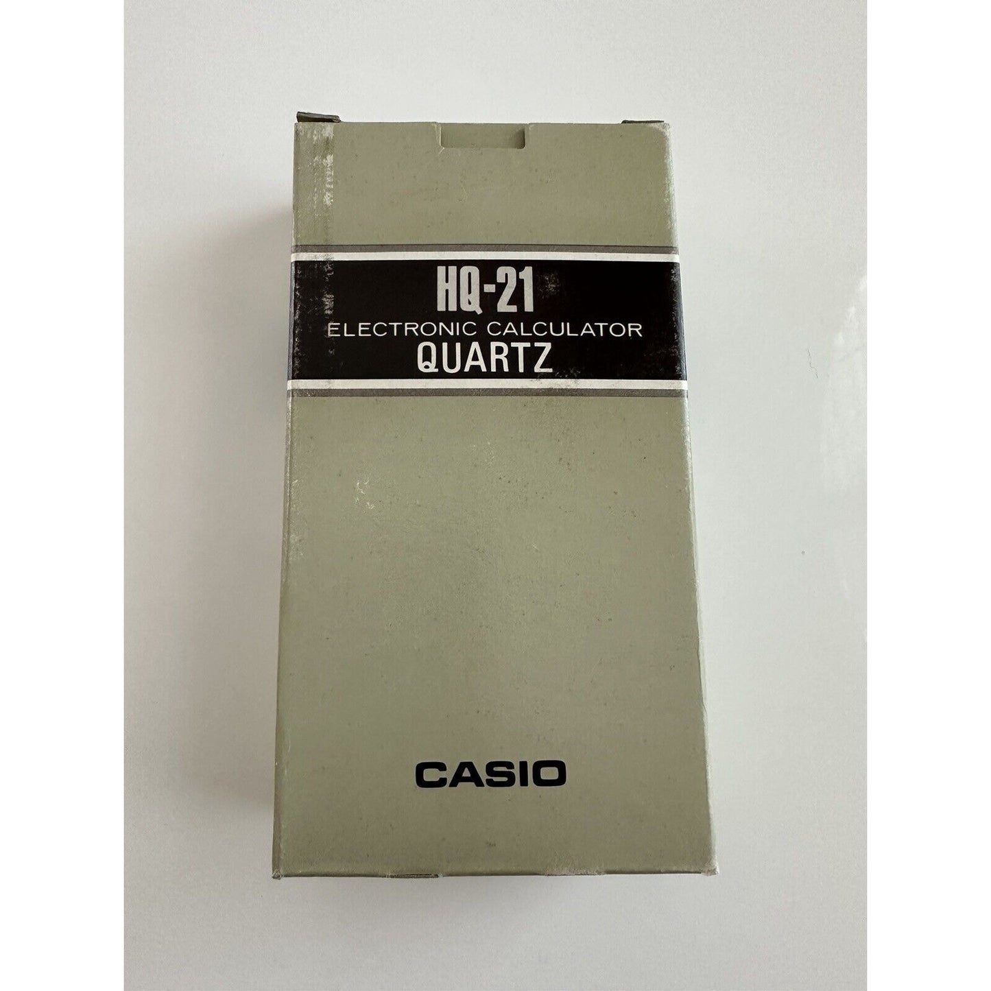 VINTAGE *NEW* Casio HQ-21 Electronic Battery Clock/Calculator