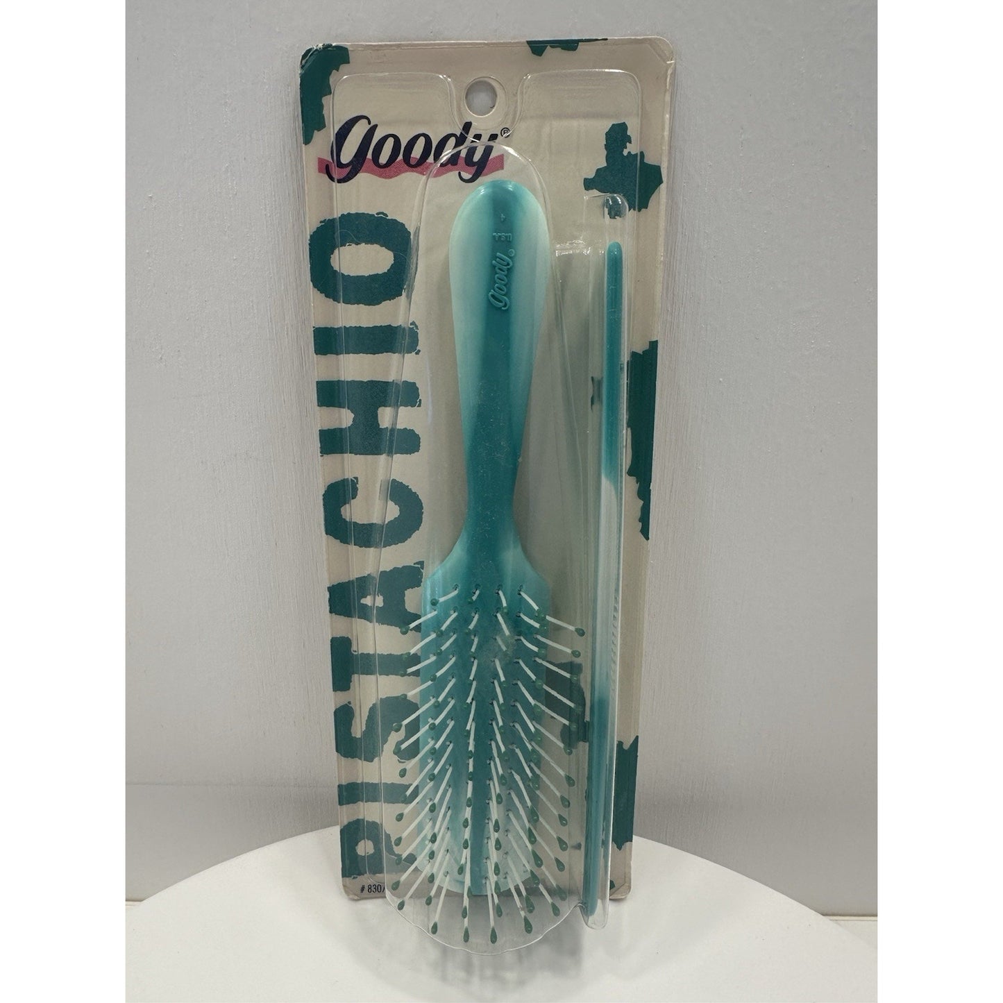 VINTAGE *NEW* 1990 Goody 8307 Brush & Comb Pistachio Matching Set