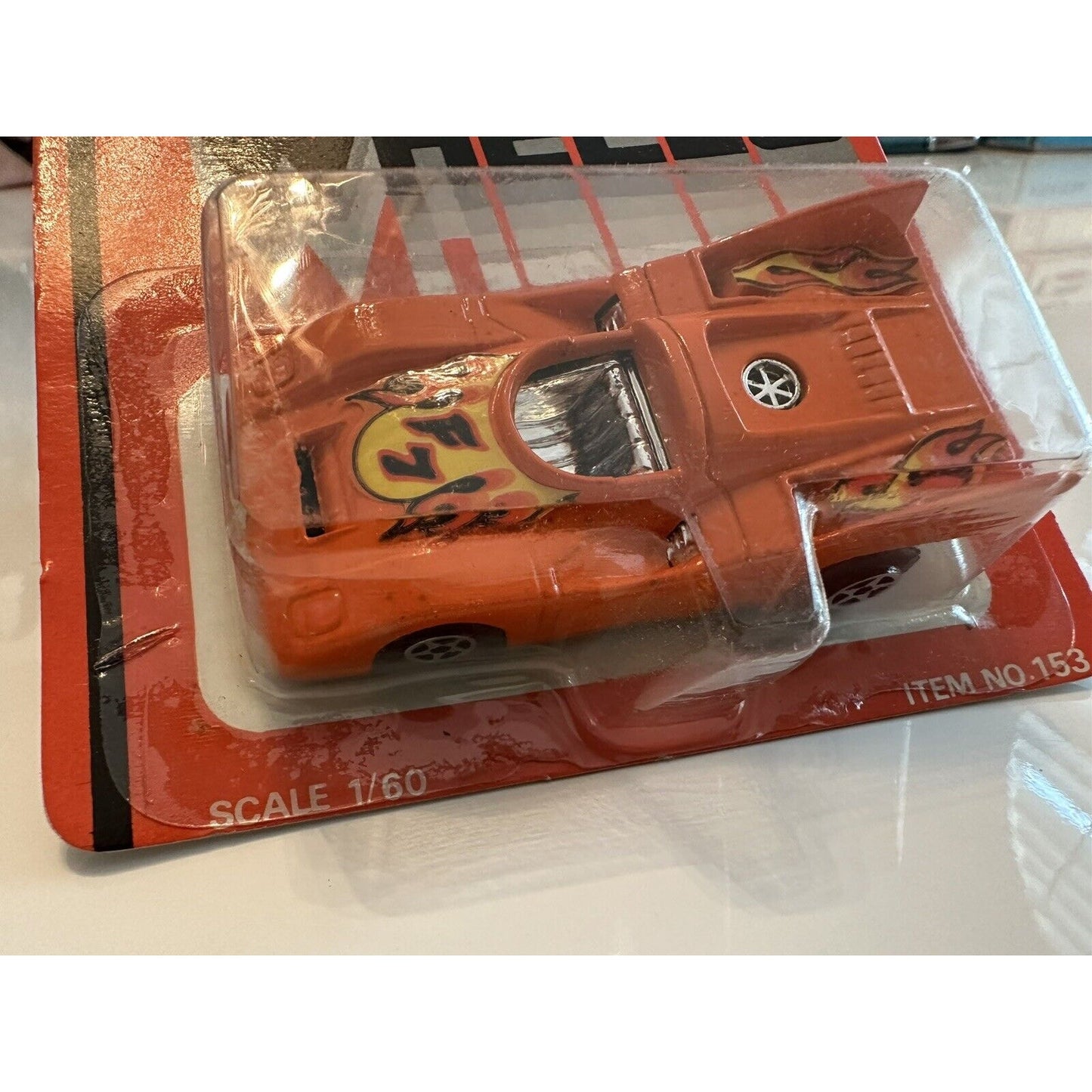 VINTAGE *NEW* Kidco Tough Wheels Formula 1 GT Racer Lotus JPS 76 Orange