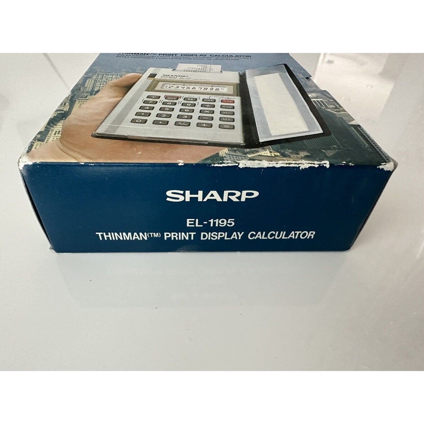 VINTAGE *NEW* Sharp EL-1195 Thinman Printer Calculator