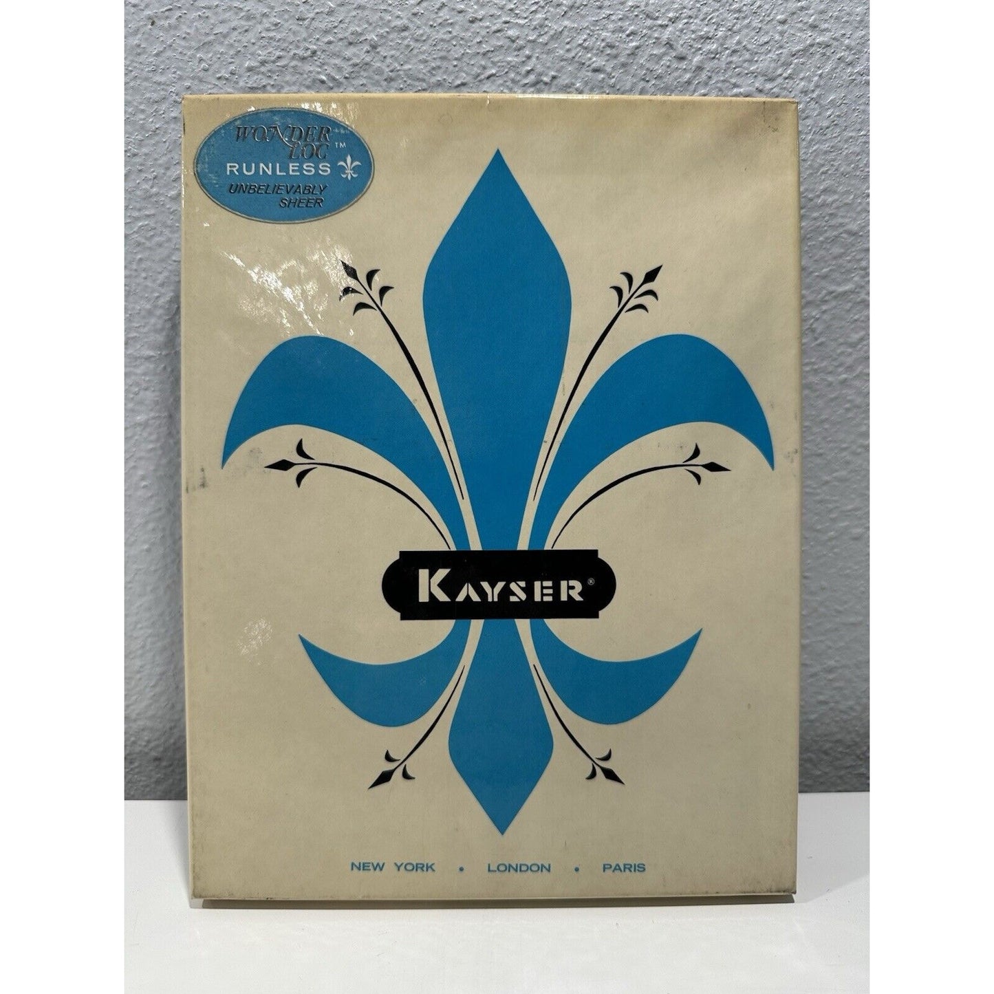 VINTAGE *NEW* Kayser Hosiery-Wonderloc Stretch-Misterie-Seamless-9.5/10 B X 2