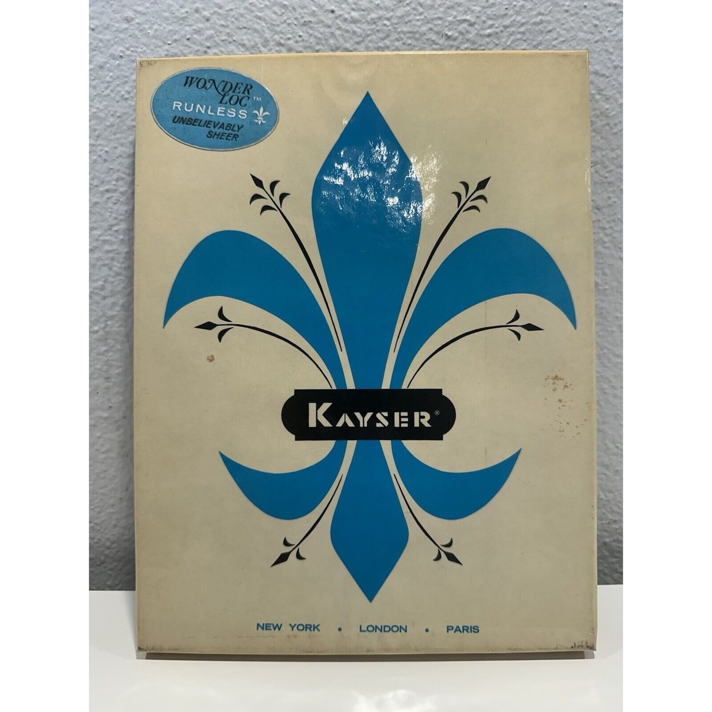 VINTAGE *NEW* 1950's Kayser Hosiery-Wonderloc Stretch-Debonair-Seamless-Sz10.5/11/11.5L