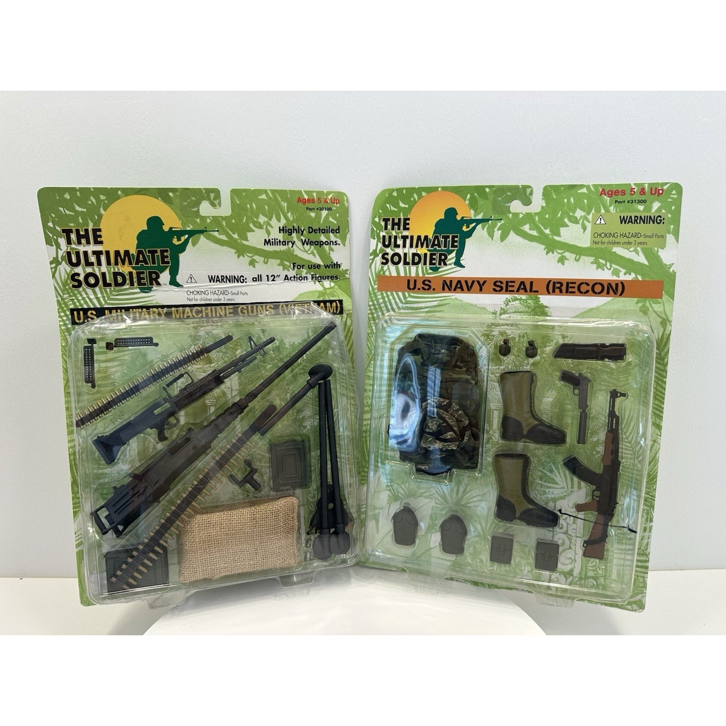 VINTAGE *NEW* The Ultimate Soldier U.S. Military Machine Guns & US Navy Seal Recon
