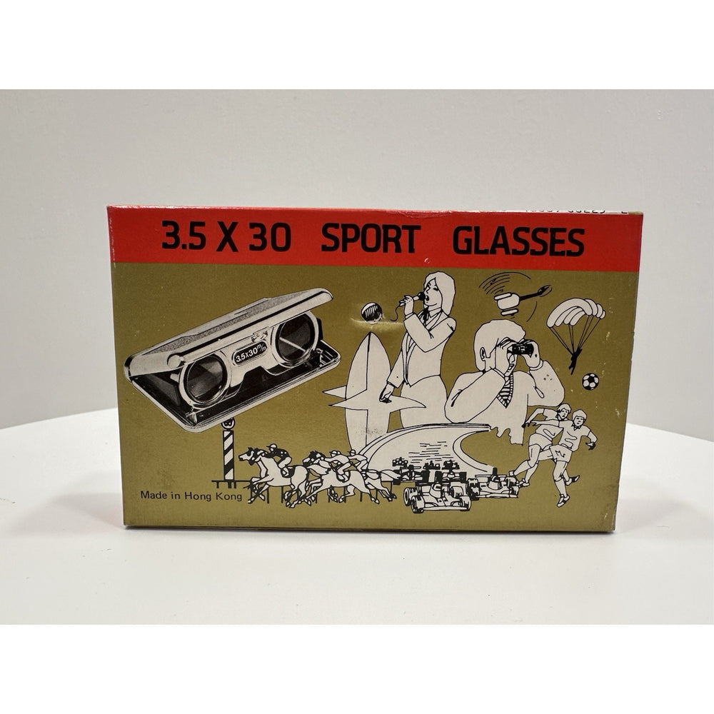 VINTAGE *NEW* Arrow 1970's Sport Glasses/Binoculars in Blue 3.5 X 30