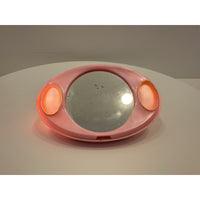 VINTAGE *NEW* 1960's Twin-Lite Beauty Lighted Hand Makeup Mirror - Pink