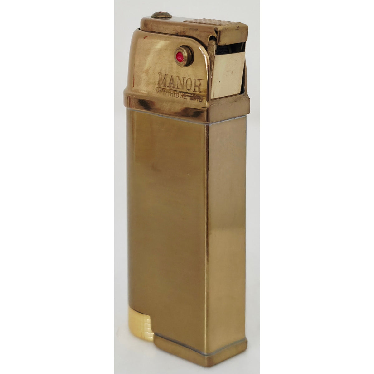VINTAGE *NEW* 1960's Manor Gold Butane Lighter Japan
