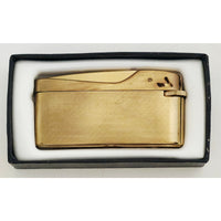 VINTAGE *NEW* 1950's JJJ Citation Gold Textured Butane Lighter Japan