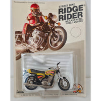 VINTAGE *NEW* 1980 Ridge Rider Yellow Yamaha SX750Metal Scale Die-Cast Toy Motorcycle