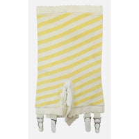 VINTAGE *NEW* 1960's Ban-Lon Women's Yellow & White Striped Girdle w/Garter Size S