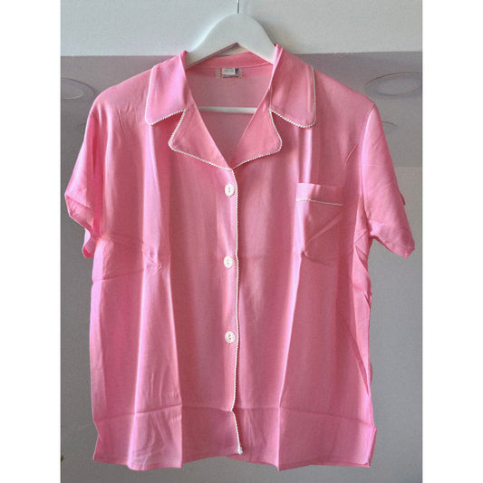 VINTAGE *NEW* 1960's  Women's Pink Pajama Set 100% Acetate Size 40