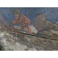 VINTAGE *PRISTINE* 1960's Sled Hunt Italian Velvet Tapestry