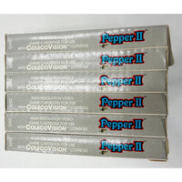 ColecoVision 1983 Pepper II Game NOS Original Set Sealed Damaged Stuck