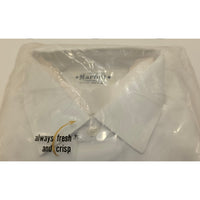 VINTAGE *NEW* 1960's Men's White Collared Shirt 100% Cotton Sz 15-34 Made Japan
