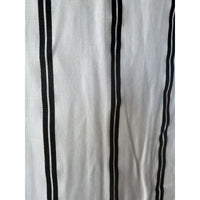 VINTAGE *NEW* 1960's Black/White Striped Waist Tie Romper Size 14 (Fits like 6-8)