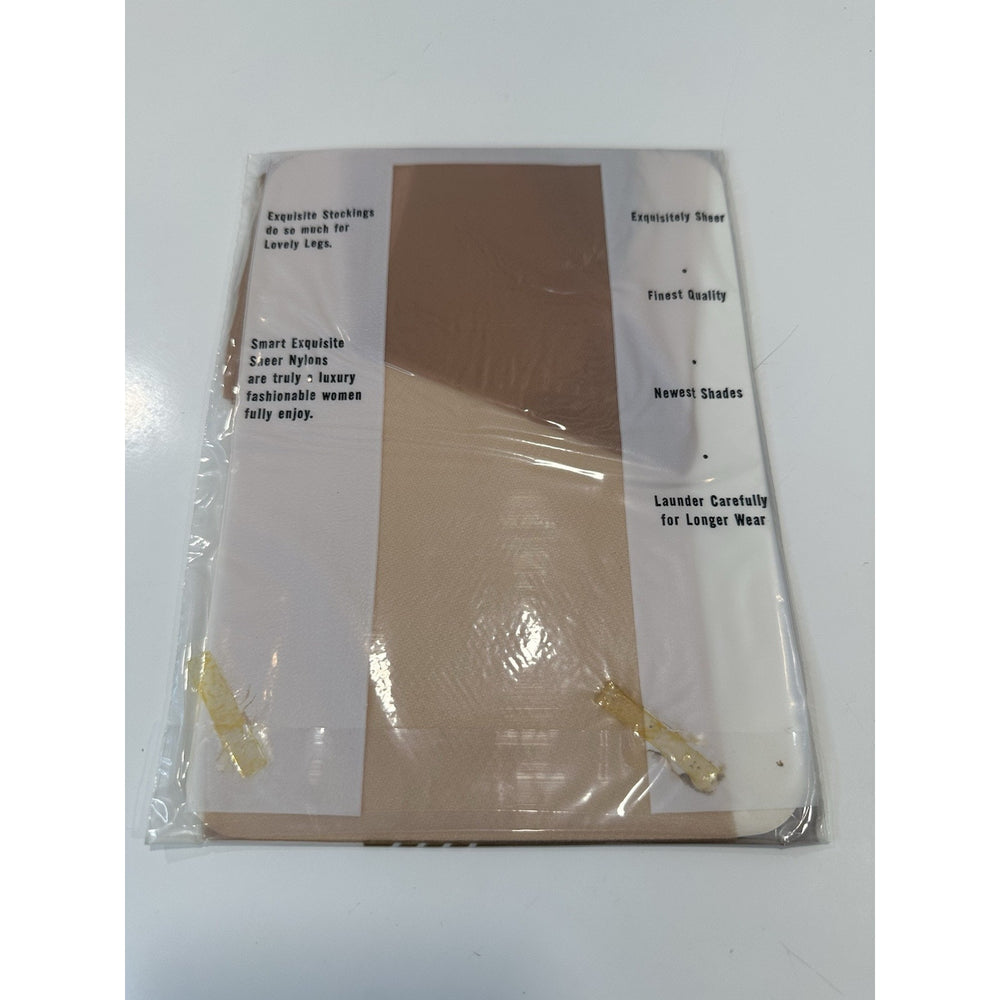 VINTAGE *NEW* Berco Rida Hosiery-Seamless-Lt Beige-1 pair-Sz8.5M