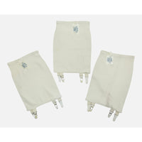 VINTAGE *PRISTINE* 1960's Magic Stretch Women's Cream Girdle Size 24-30 Set 3