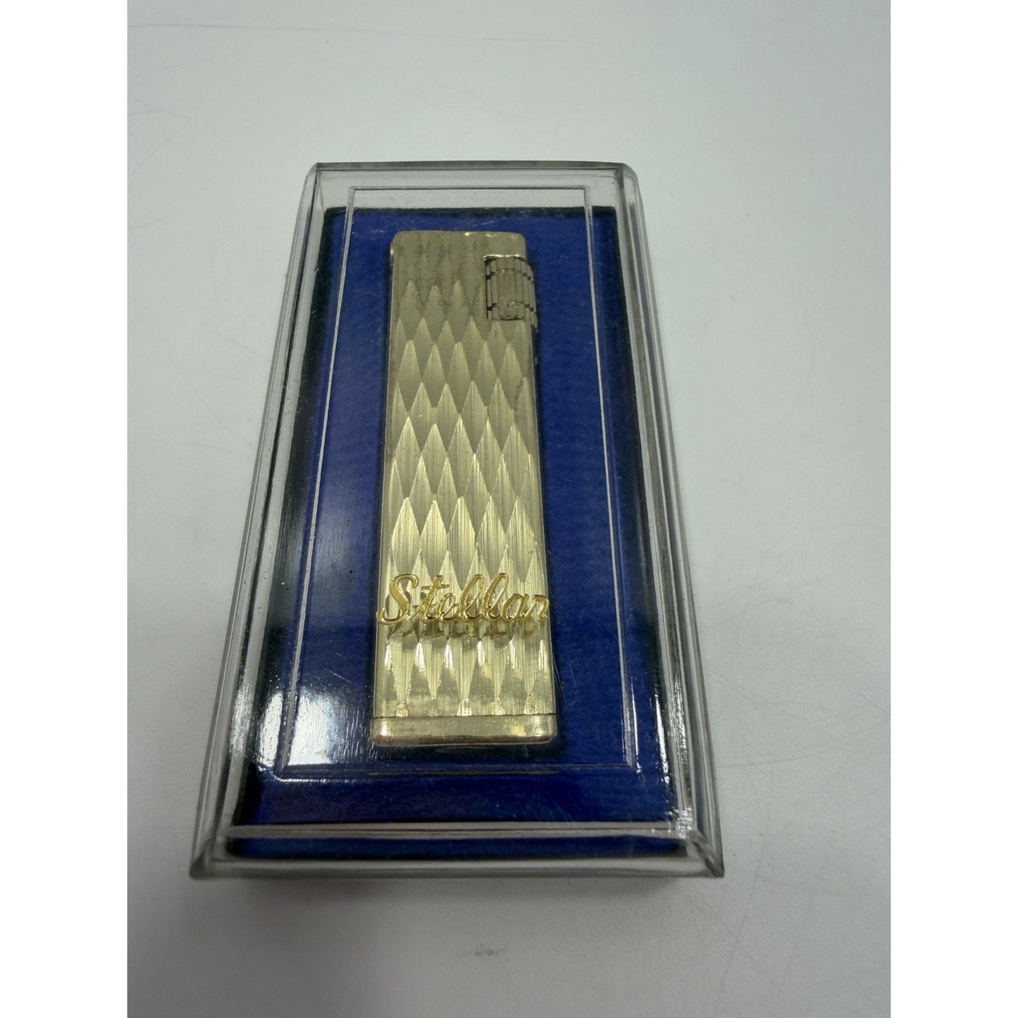 VINTAGE *NEW* 1950's Stellar Gold Textured Super Lighter