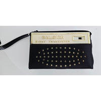 VINTAGE *PRISTINE* 1970's Raleigh 8 Model 822 Black AM Transistor Radio