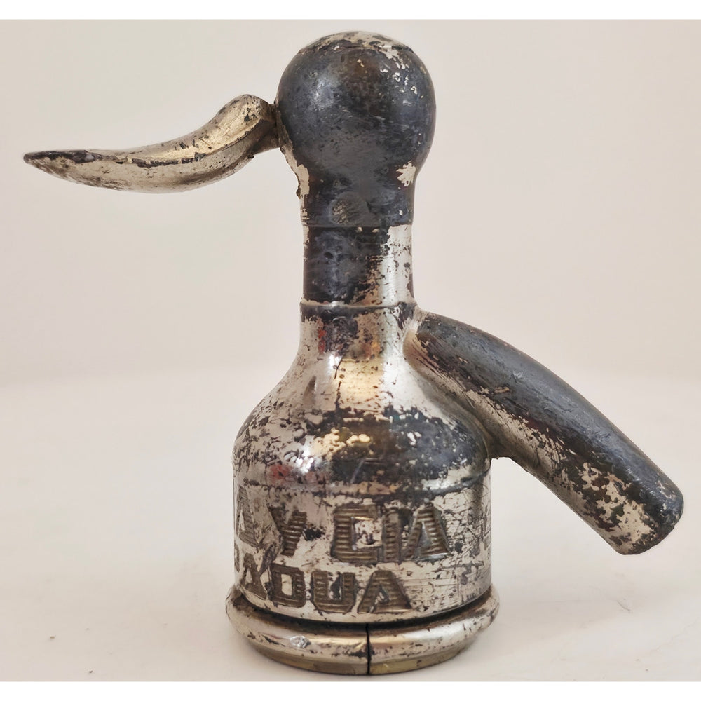 VINTAGE *PRISTINE* 1950's Art Thang Buenos Aires Seltzer Glass Bottle Argentina